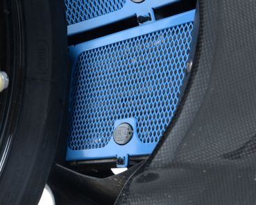 BMW S 1000 R und XR ab 2014 R&G Kühlergitter Spezial Blau Ölkühler radiator grille oil special Blue