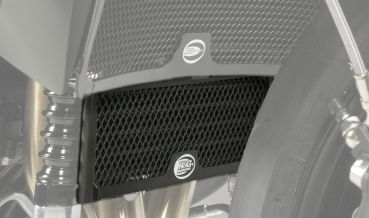 Triumph Speed Triple 1050 S R und RS ab 2011 R&G Kühlergitter Ölkühler schwarz oder silber radiator grille oil cooler black or silver