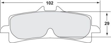 Performance Friction Bremsbelag Comp.333 Ducati 1098 1199 RSV4 KTM RC8 und aktuelle Honda Suzuki Modelle 76173330892