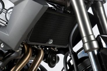 R&G Racing Kühlergitter Wasserkühler Kawasaki ER 6 N / F 2012-  schwarz water radiator grilles black
