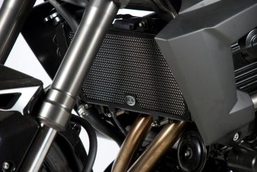 R&G Racing Kühlergitter Wasserkühler Kawasaki ER 6 N / F 2012-  schwarz water radiator grilles black