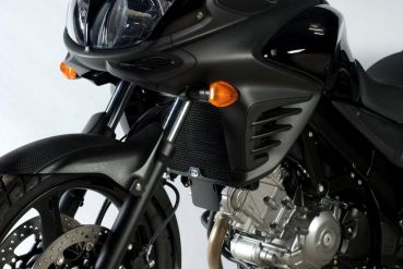 Suzuki 650 V-Strom ab 2011 R&G Kühlergitter Wasserkühler schwarz water radiator grilles black