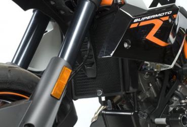 KTM 990 SM und SMR ab 2008 R&G Kühlergitter Wasserkühler schwarz oder orang water radiator grilles black or orange