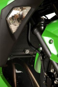 Kawasaki Ninja 250 und 300 2008 bis 2017 R&G Kühlergitter Wasserkühler schwarz oder silber water radiator grilles black or silver