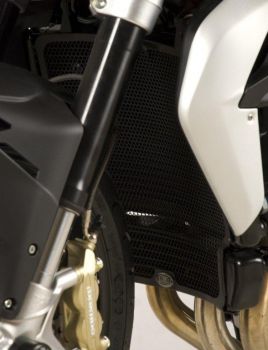 MV Agusta 675 und 800 2013 bis 2016 R&G Kühlergitter Wasserkühler & Öl schwarz Water cooler & oil black
