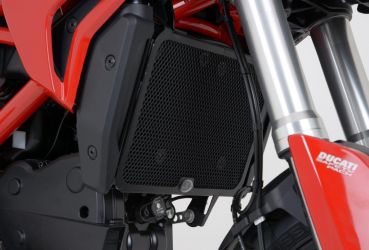 Ducati Hyperstrada 821 und 939 ab 2013 R&G Kühlergitter Kühlerschutz schwarz oder silber radiator grille black or silver