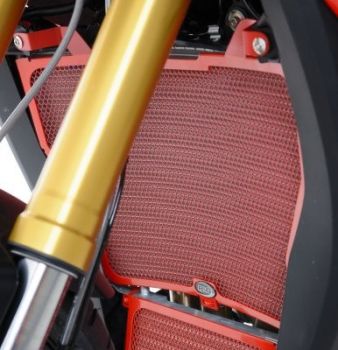 BMW S 1000 XR 2015-2019 R&G Kühlergitter Wasserkühler rot water radiator grilles red