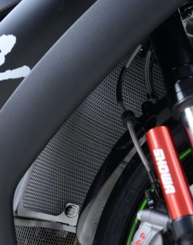 R&G Racing Kühlergitter Wasserkühler Kawasaki ZX-10 R 2008-2020  schwarz oder silber water radiator grilles black or silver