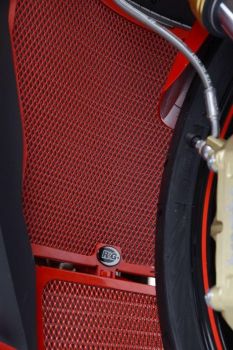 BMW R 1000 R ab 2017 R&G Kühlergitter Rot Wasserkühler watter radiator grilles Red
