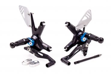 Gilles Tooling Fußrastenanlage RCT10GT Suzuki SV 650 ABS 2016 bis 2020