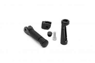 Preview: Gilles Austauschfußrasten Racing, Fahrer, schwarz für Kawasaki Z1000/Z800/ZX-10R/ZX-12R/ZX-6R/ZX-6RR (Siehe Liste)