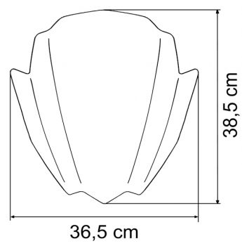 MRA RACING-SCREEN FOR NAKED BIKE - Racing-Screen for Naked-Bikes "RNB" MV Agusta Brutale 675/900/1090-