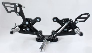 ARP Racing Fussrastenanlage Kawasaki ZX 10R Ninja 2016-2022 umgekehrte Schaltung Rear set reverse shifting