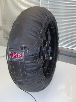 HSR Reifenwärmer Radial vorne 120/17 hinten 195-205/60 - 17 XXL tyre warmers