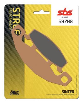 Bremsbelag SBS 597HS Streetexcel Sintermetall