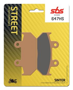 Bremsbelag SBS 647HS Streetexcel Sintermetall