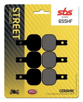 Bremsbelag SBS 655HF Street Ceramic