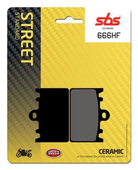 Bremsbelag SBS 666HF Street Ceramic