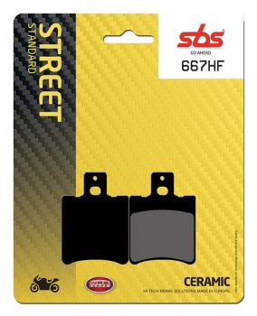 Bremsbelag SBS 667HF Street Ceramic
