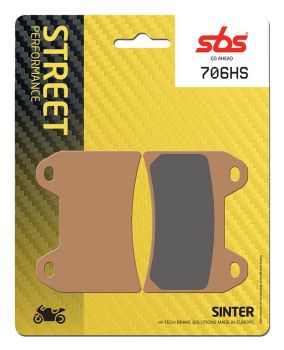 Bremsbelag SBS 706HS Streetexcel Sintermetall