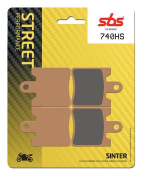 Bremsbelag SBS 740HS Streetexcel Sintermetall
