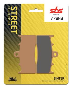 Bremsbelag SBS 778HS Streetexcel Sintermetall