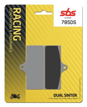 Racing Bremsbelag SBS 785 DS-1 Dual Sinter giftiger Biss