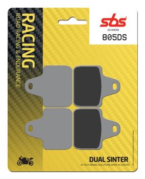 Racing Bremsbelag SBS 805 DS-1 Dual Sinter giftiger Biss