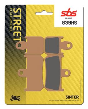 Bremsbelag SBS 839HS Streetexcel Sintermetall