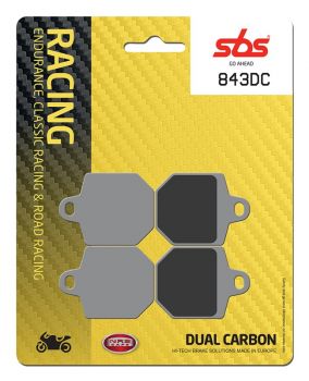 Racing Bremsbelag SBS 843 DC Dual Carbon