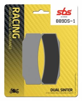 Racing Bremsbelag SBS 889DS-1 Dual Sinter giftiger Biss