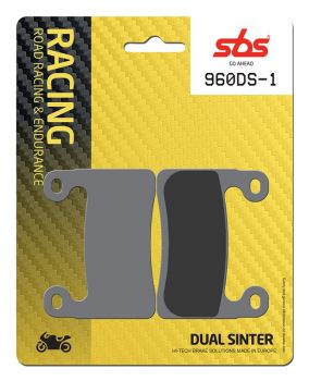 Racing Bremsbelag SBS 960 DS-1 Dual Sinter giftiger Biss