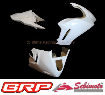 Honda CBR 1000RR 2017 bis 2019 SC77 Sebimoto Rennverkleidung 2 teilig Höcker offene Sitzfläche für originalsitz Racing Fairing 2 parts tailsection open for original seat