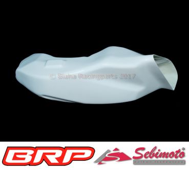 Suzuki GSXR 1000 2017 bis 2021 Sebimoto Rennverkleidung 4 teilig Höcker mit geschlossener Sitzfläche Höckerplatte und Luftröhre Fairing