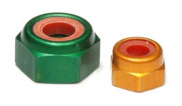 Aluminium Stopmuttern Sonderfarben locknuts specialcolors