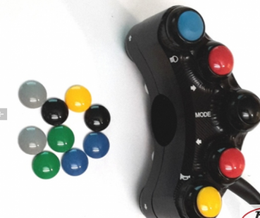 Jetprime Lenkerschalter (street) links Aprilia RSV4/ R/ RR 09-16 / Tuono V4/R/RR 11-16 plug & play (CNC gefräßt)