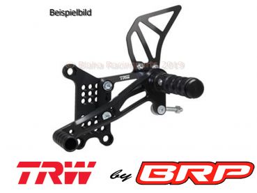 TRW Lucas Fussrastenanlage für Triumph Daytona 675 R 2013 bis 2017 SP Edition