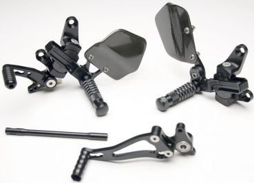 Gilles Tooling Fußrastenanlage VCR38GT Ducati 1098 und 1098 S 2007 bis 2008