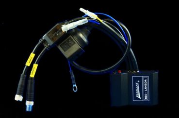 Starlane Datenlogger der Gemischaufbereitung per Lambdasonde plus Motordrehzahl plus einem analogen Kanal TPS für CORSARO data logger for mixture preparation via Lambda probe plus engine rpm additional 1 analogue channel TPS for CORSARO