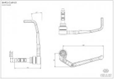 Gilles Kupplungshebelprotektor Carbon