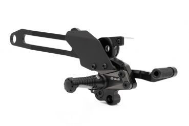 GILLES AS31GT3 Fußrastenanlage schwarz für Honda MSX125 Grom 2022-   (AS31GT3-H16-B)