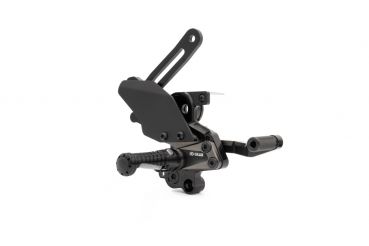 GILLES AS31GT3 Fußrastenanlage schwarz für Honda DAX 125 2022-     (AS31GT3-H17-B)