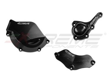 BMW S1000RR 2009 bis 2018 Extreme Components Motorschutzdeckel Set