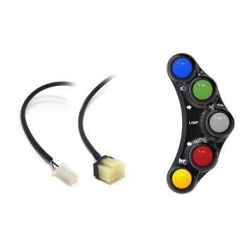 Jetprime Lenkerschalter (street) links Yamaha R3 15-18 plug & play (CNC gefräßt)