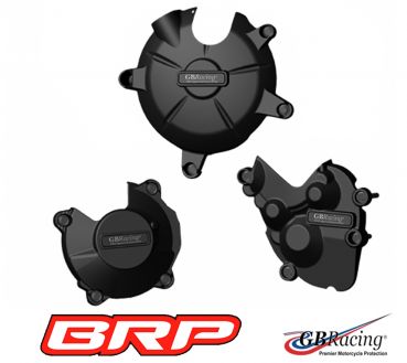 GBRacing Motordeckelschützer Satz Kawasaki ZX 6R 2009-2016 GB Racing Protektor Enginecover protection set