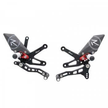 Lightech Fußrastenanlage "Road" R Type Kawasaki ZX-6 R / 636 2005-