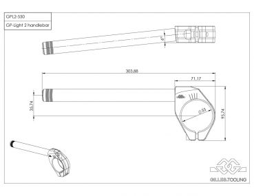 Preview: Gilles Lenker GP-LIGHT 2 550 schwarz  (GPL2-550.B)