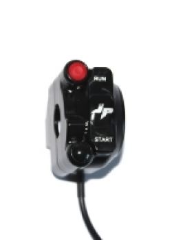 Jetprime Gasgriffschale mit Lenkerschaltereinheit gefräst Ducati 899/959/1199/1299 plug & play