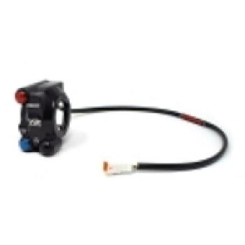 Jetprime Gasgriffschale mit Lenkerschaltereinheit gefräst Ducati V2 plug & play