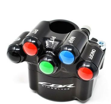 Jetprime Gasgriffschale mit Lenkerschaltereinheit gefräst Honda CBR1000RR-R 20- plug & play